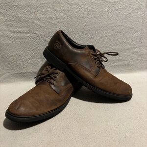 Timberland Men's Premium Leather Waterproof Oxford Shoes Size 12M Brown